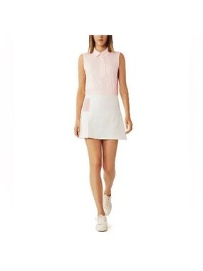 Tory Sport white  Golf/ Tennis Skirt with Pink Accent
